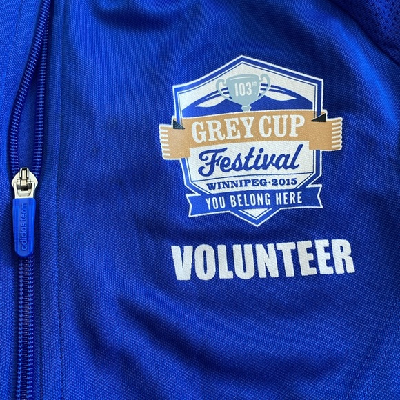 Adidas climacool jacket in size medium. Grey Cup festival volunteer jacket. - Picture 4 of 8